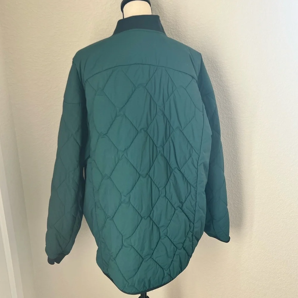 Duluth Trading Company Men’s Bomber Hooded Quilted Jacket